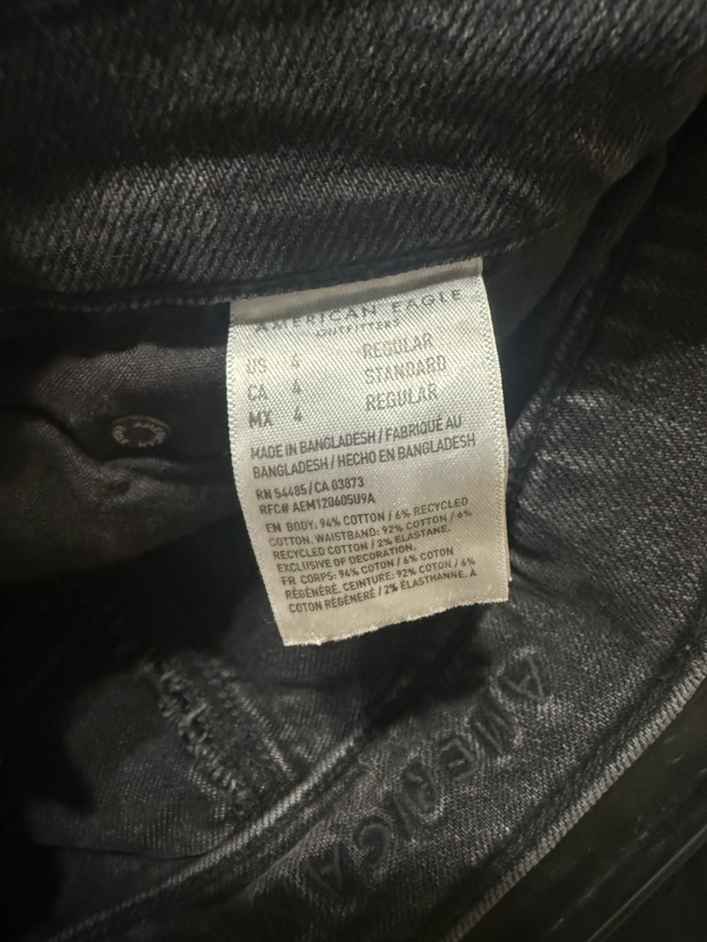 American Eagle Outfitters Black Slim Straight Men’s Jeans